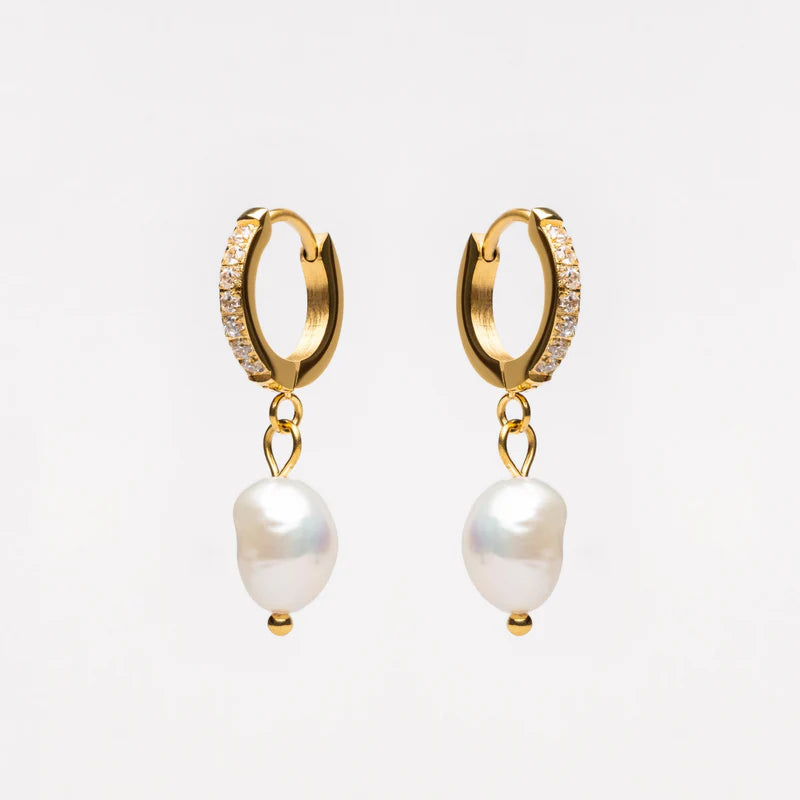 Nuvia Pendientes, Oro