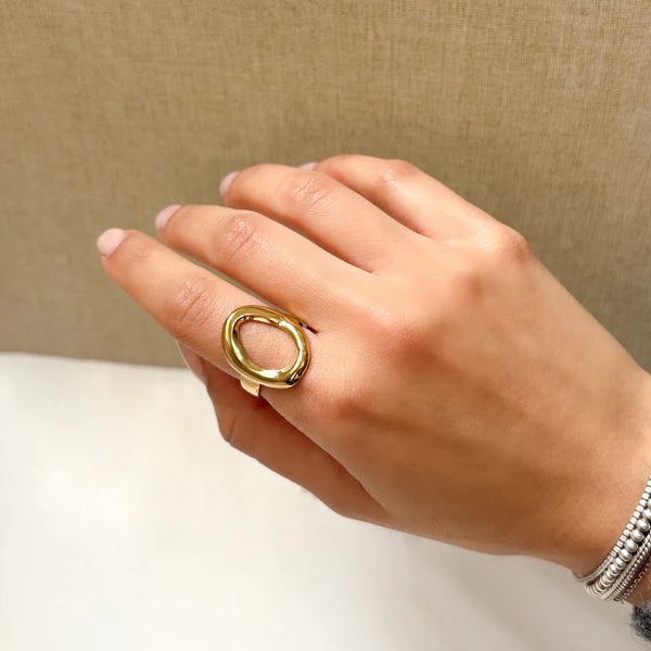 Molten Anillo, Oro/Plata