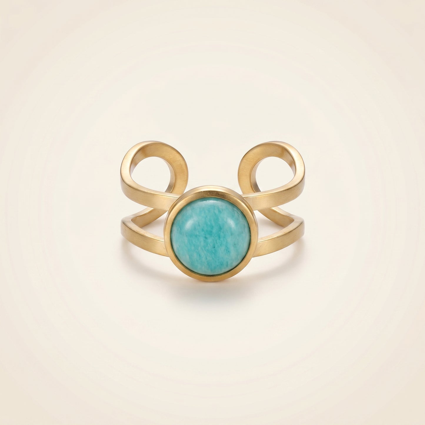 Anillo Étera — Amazonita