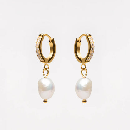 Nuvia Pendientes, Oro