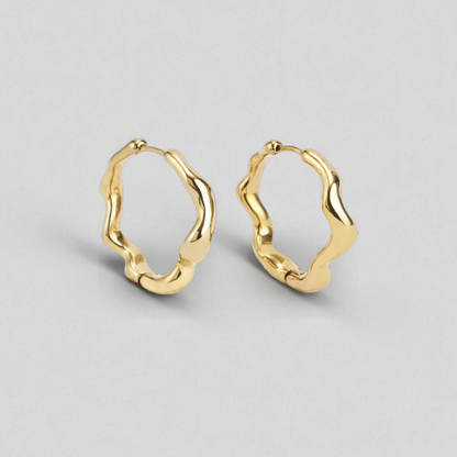 Molten Pendientes, Oro