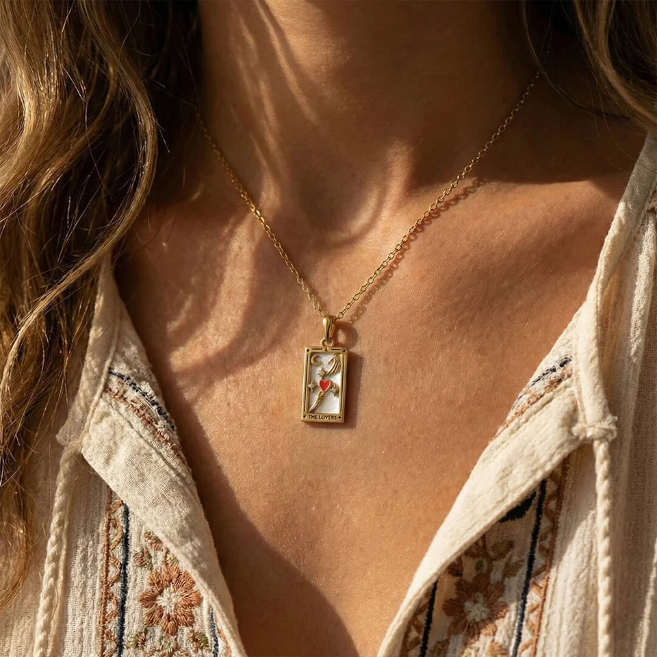 Collar Tarot · Los Enamorados