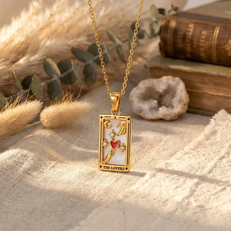Collar Tarot · Los Enamorados
