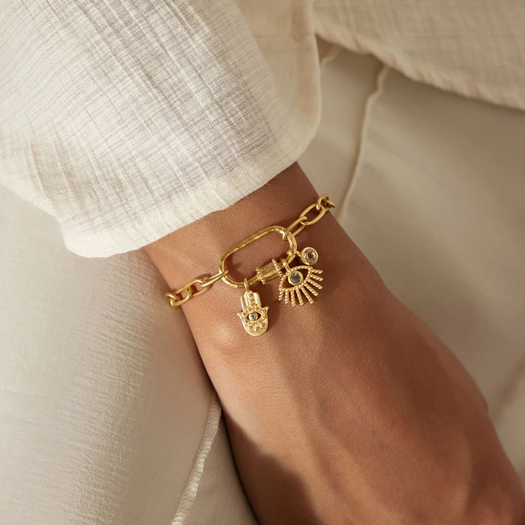 Pulsera Nuevos Comienzos Sol Interior para Charms