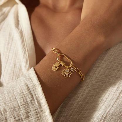 Pulsera Nuevos Comienzos Sol Interior para Charms