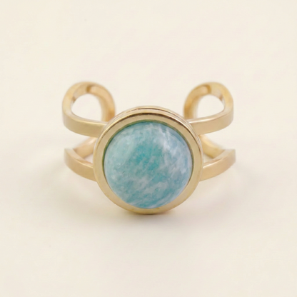 Anillo Étera — Amazonita