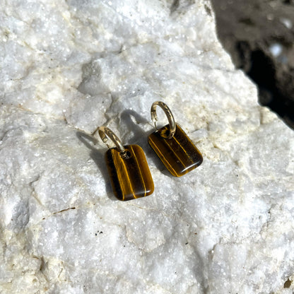 Pendientes Aura - Ojo de Tigre