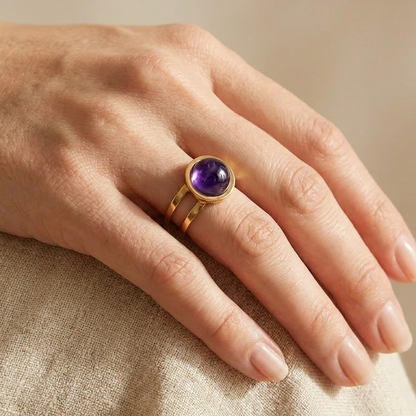 Anillo Étera — Amatista