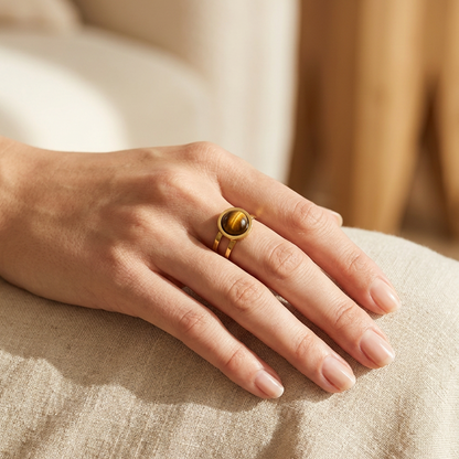 Anillo Étera — Ojo De Tigre